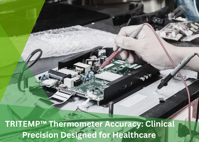 TRITEMP™ infrared sensor for accuracy